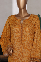Bin Saeed Stitched 3 Piece Printed Cotton Vol-02 Collection'2025-WC-2414-yellow