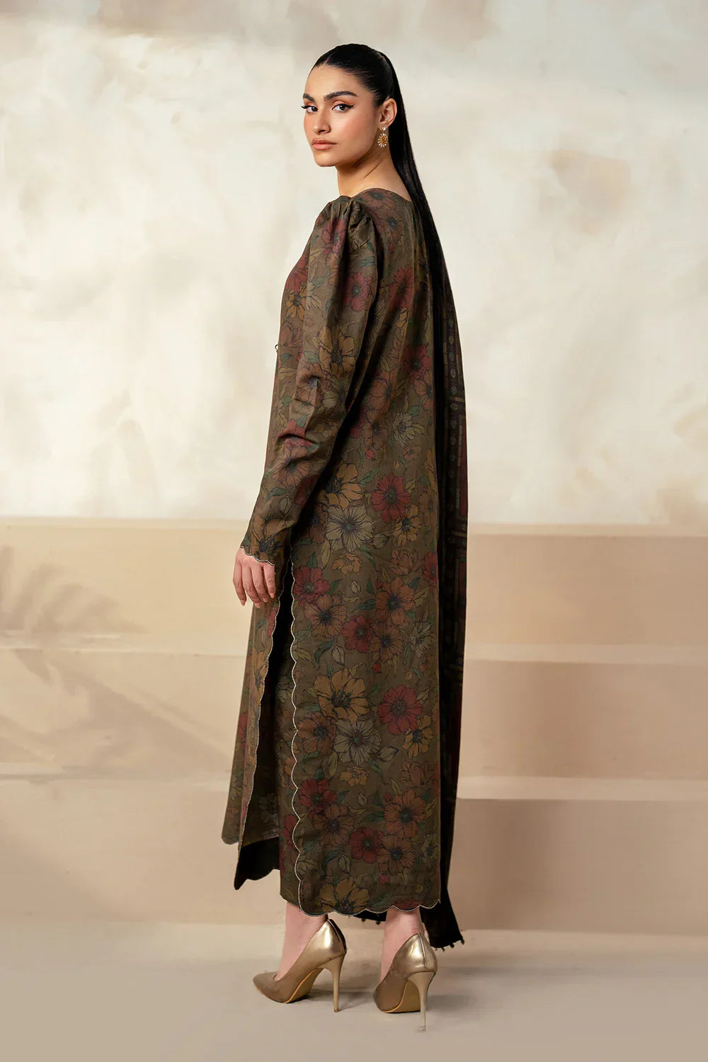 PRINTED KHADDAR UF-4023 BAROQUE