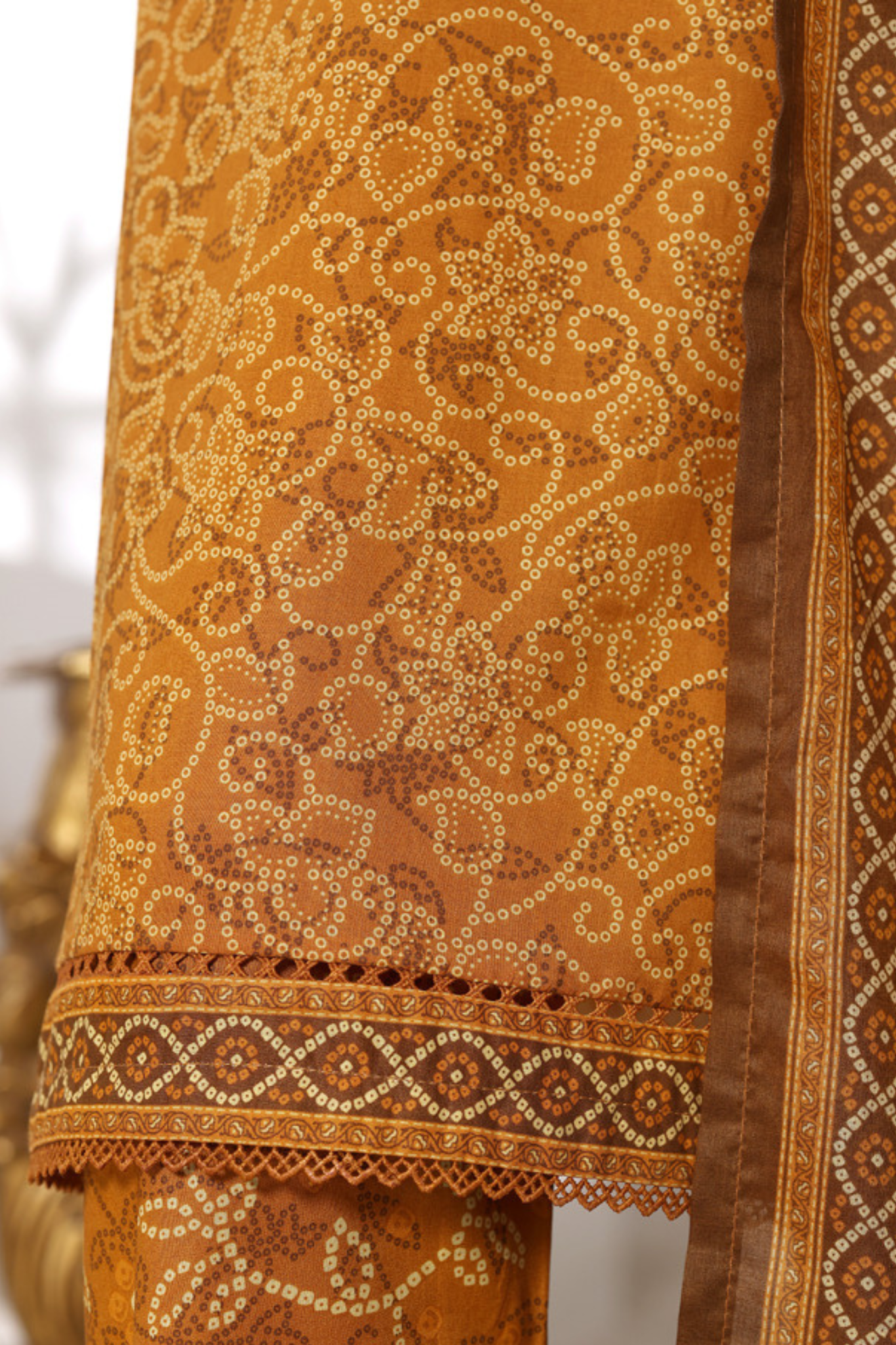 Bin Saeed Stitched 3 Piece Printed Cotton Vol-02 Collection'2025-WC-2414-yellow