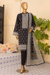 Safina digital printed lawn d-07