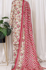 Bin Saeed Stitched 3 Piece Printed Cotton Vol-01 Collection'2025-WC-2377-ferozi