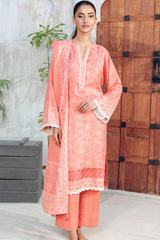 Lakhany Printed Pashmina Unstitched 3 Piece Suit,D-03