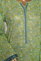 Bin Saeed Stitched 3 Piece Exc Printed Lawn Vol-06 Collection'2025-NSM-2484-blue