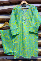 2-Piece Printed Cord Set – Stylish Casual Wear | D-15