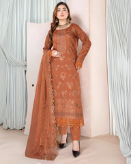 arzoo by riaz arts 3 piece unstitched embroidered D-04