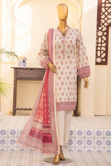 Safina digital printed lawn d-08