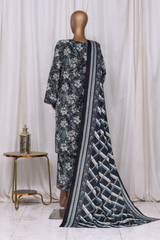Bin Saeed Stitched 3 Piece Printed Vol-02 Collection'2025-WK-2395-BLUE