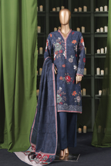 Bin Saeed Stitched 3 Piece Exclusive Printed Khaddar Vol-14 Collection'2025-WK-2643-