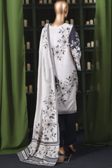 Bin Saeed Stitched 3 Piece Exclusive Printed Khaddar Vol-14 Collection'2025-WK-2642-