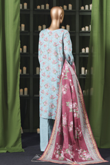 Bin Saeed Stitched 3 Piece Exclusive Printed Khaddar Vol-14 Collection'2025-WK-2641-FEROZI