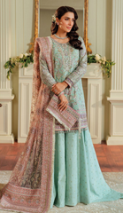 Chantelle By Baroque Unstitched 3 Piece Luxury Formals Vol-13 Collection'2024-EC-08