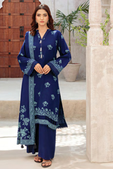 Lakhany Printed Pashmina Unstitched 3 Piece Suit,D-04