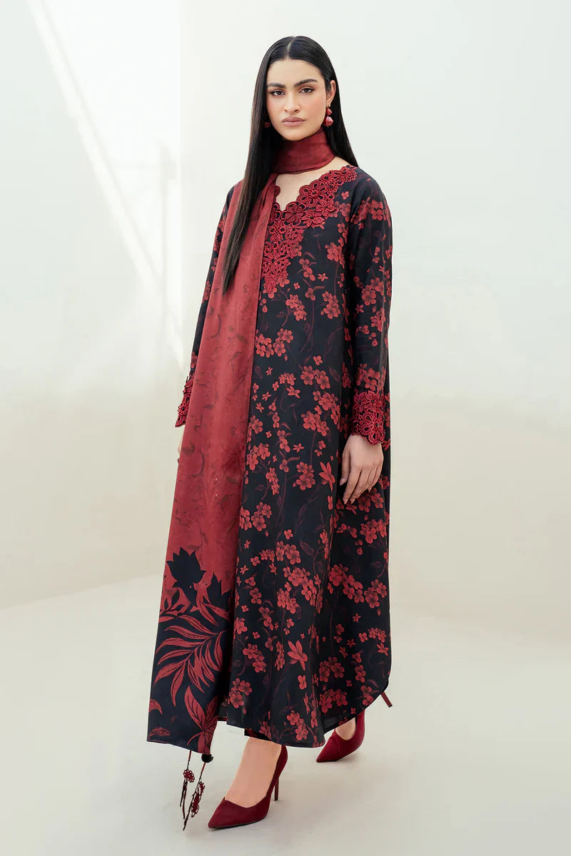 EMBROIDERED KHADDAR UF-4010 BAROQUE