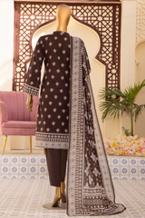 Safina digital printed lawn d-11