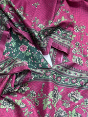 Bin Saeed Printed Lawn Unstitched 3 Piece Suit - D-70