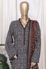 Bin Saeed Stitched 3 Piece Printed Cotton Vol-01 Collection'2025-WC-2381-black