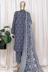 Bin Saeed Stitched 3 Piece Printed Cotton Vol-01 Collection'2025-WC-2379-blue