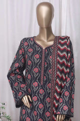 Bin Saeed Stitched 3 Piece Printed Cotton Vol-01 Collection'2025-WC-2371-Black