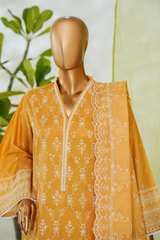 Bin Saeed Stitched 3 Piece Luxury White & White Emb Collection'2026-NSM-2556