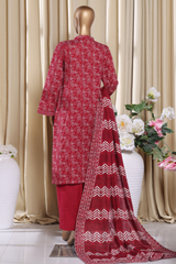 Bin Saeed Stitched 3 Piece Exclusive Printed Khaddar Vol-16 Collection'2025-WK-2680