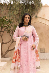 Mahees Aqidah embroidered lawn with jacquard shawl Riaz arts d-08