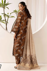 printed lawn with jacquard dupatta D-07