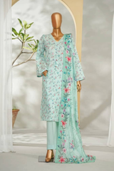 Bin Saeed Stitched 3 Piece Exclusive Printed Lawn Vol-01 Collection'2026-LSM-2713 FEROZI