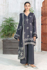 Lakhany Printed Pashmina Unstitched 3 Piece Suit,D-06