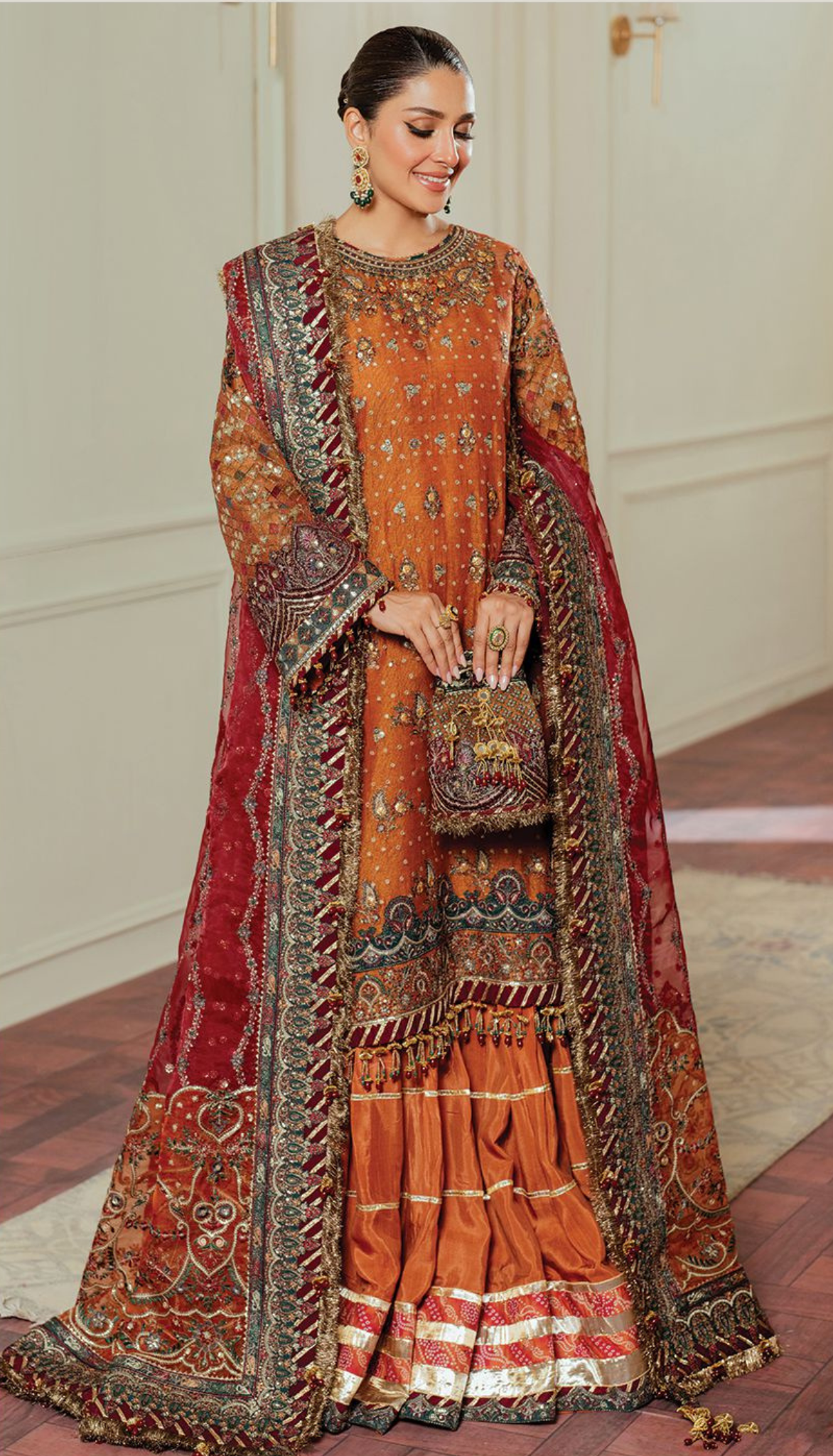 Chantelle By Baroque Unstitched 3 Piece Luxury Formals Vol-13 Collection'2024-EC-01