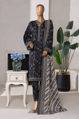 Bin Saeed Stitched 3 Piece Printed Cotton Vol-02 Collection'2025-WC-2415-yellow