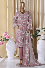 Bin Saeed Stitched 3 Piece Exclusive Printed Khaddar Vol-16 Collection'2025-WK-2682
