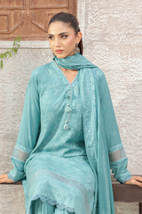 Lakhany Printed Pashmina Unstitched 3 Piece Suit,D-08