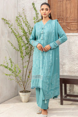 Lakhany Printed Pashmina Unstitched 3 Piece Suit,D-08