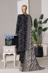 Bin Saeed Stitched 3 Piece Printed Cotton Vol-02 Collection'2025-WC-2415-yellow