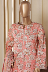 Bin Saeed Stitched 3 Piece Exclusive Printed Khaddar Vol-16 Collection'2025-WK-2688
