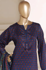 Sada Bahar Stitched 3 Piece Printed Lawn Vol-06 Suit-PR-493-Blue