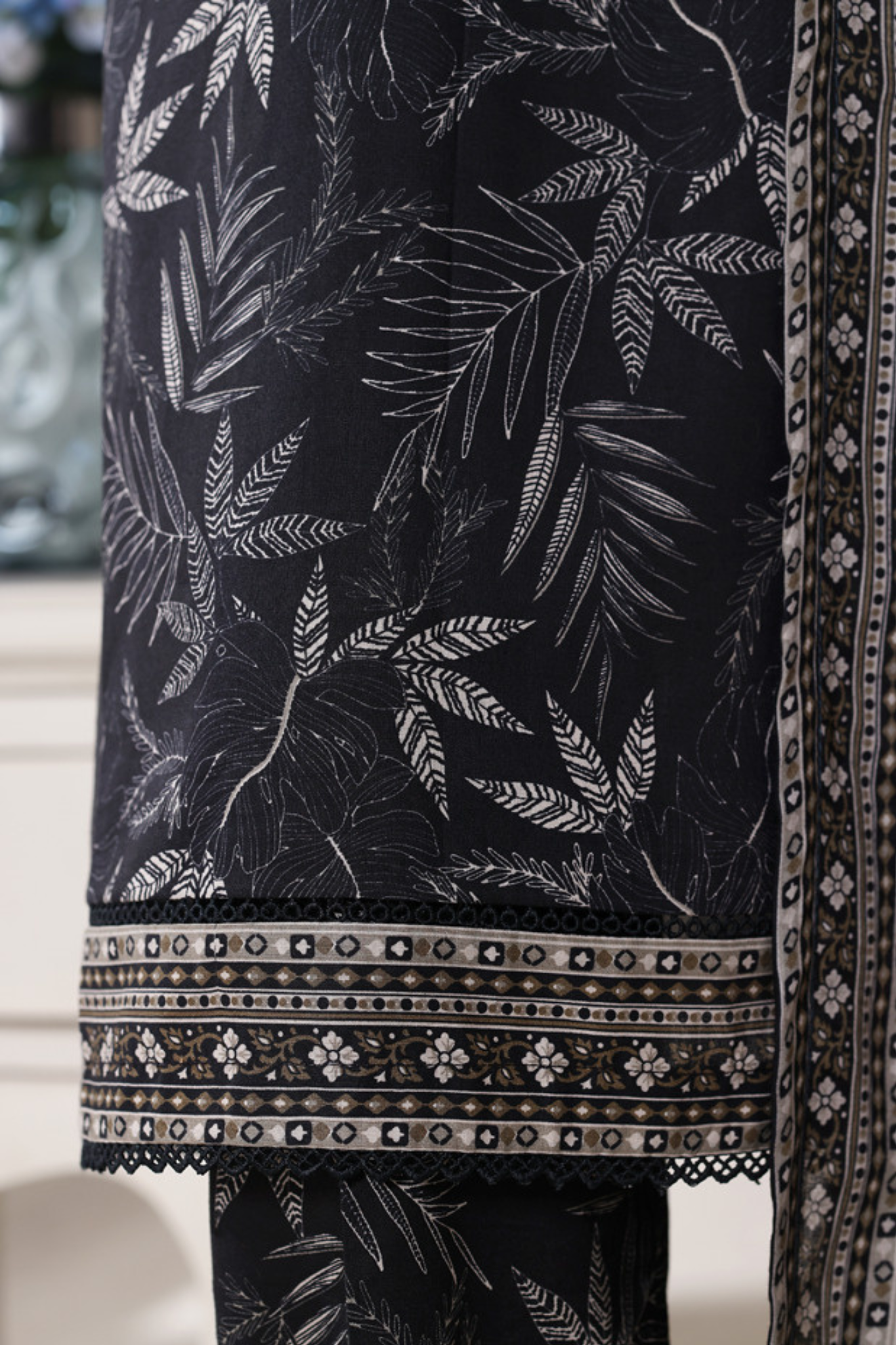 Bin Saeed Stitched 3 Piece Printed Cotton Vol-02 Collection'2025-WC-2415-yellow
