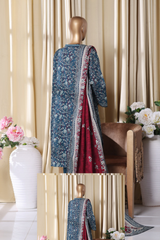 Bin Saeed Stitched 3 Piece Exclusive Printed Khaddar Vol-16 Collection'2025-WK-2673