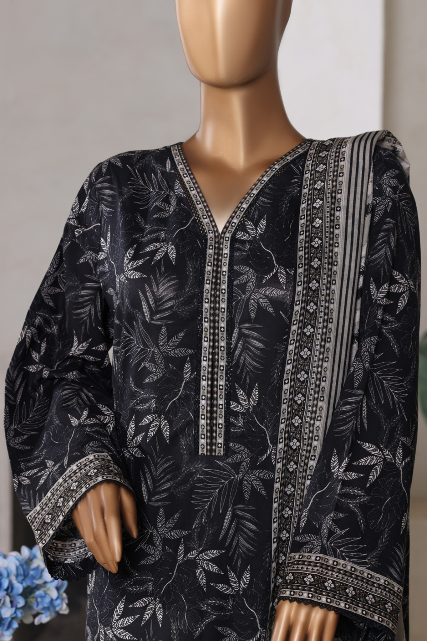 Bin Saeed Stitched 3 Piece Printed Cotton Vol-02 Collection'2025-WC-2415-yellow