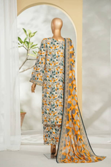 Bin Saeed Stitched 3 Piece Exclusive Printed Lawn Vol-01 Collection'2026-LSM-2704 PINK