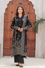 Lakhany Printed Pashmina Unstitched 3 Piece Suit,D-14