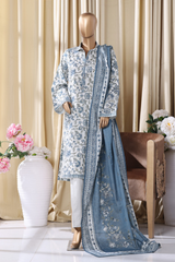 Bin Saeed Stitched 3 Piece Exclusive Printed Khaddar Vol-16 Collection'2025-WK-2674