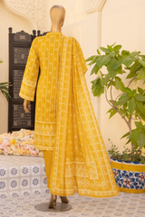Safina digital printed lawn d-03