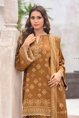 Lakhany Printed Pashmina Unstitched 3 Piece Suit,D-15