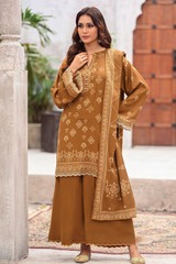 Lakhany Printed Pashmina Unstitched 3 Piece Suit,D-15