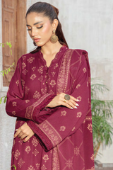 Lakhany Printed Pashmina Unstitched 3 Piece Suit,D-16