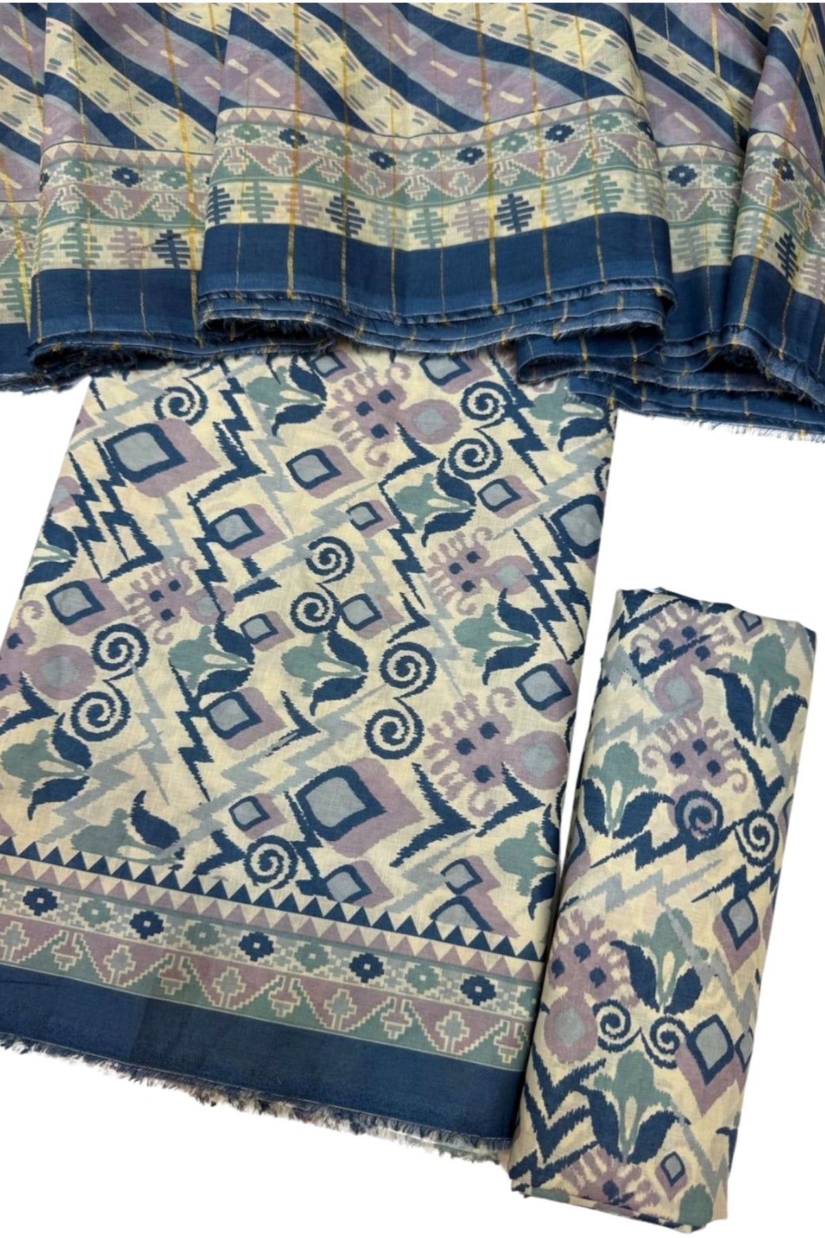 Bin Saeed Printed Lawn Unstitched 3 Piece - AS - 2587 -  - Summer Collection