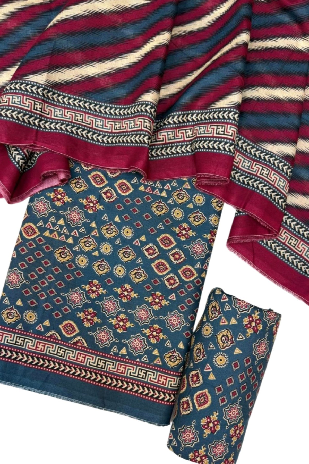 Bin Saeed Printed Lawn Unstitched 3 Piece - AS - 2588 -  - Summer Collection