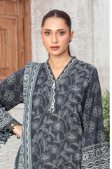 Lakhany Printed Pashmina Unstitched 3 Piece Suit,D-02