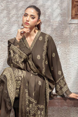 Lakhany Printed Pashmina Unstitched 3 Piece Suit,D-19